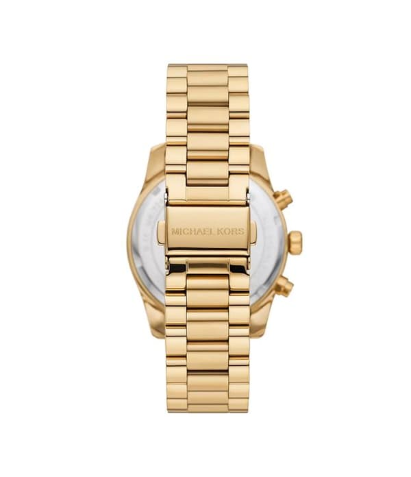 Kronografklocka - Michael Kors - Lexington - Rostfritt stål - Guld - 38 mm