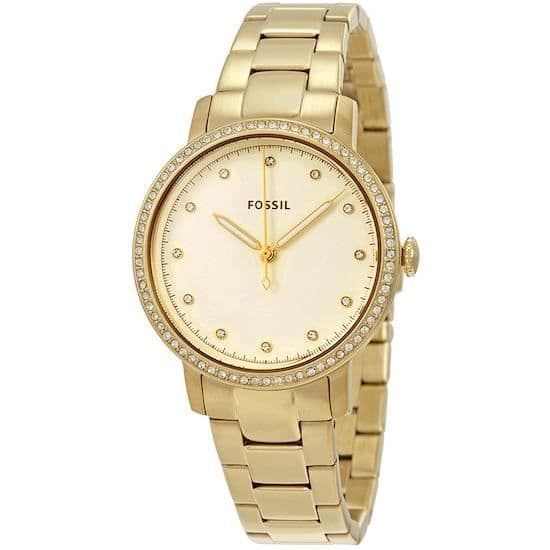 Kvartsklocka för kvinnor - FOSSIL - 403486 - Rostfritt stål - 30 m vattentäthet - Analog