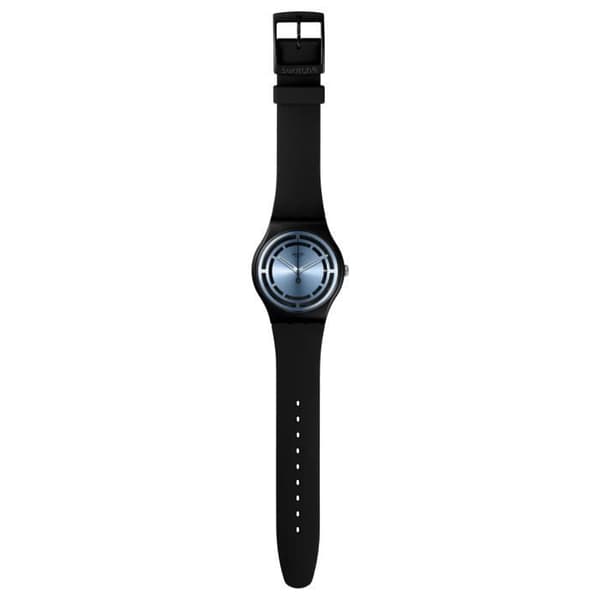 Klocka - SWATCH - CIRKLADE LINJER - 41mm - Silikon - Vattentålig 3 ATM