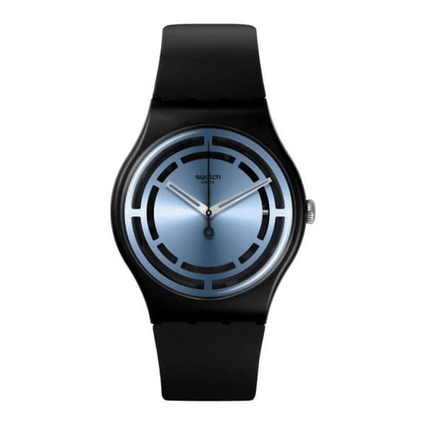 Klocka - SWATCH - CIRKLADE LINJER - 41mm - Silikon - Vattentålig 3 ATM