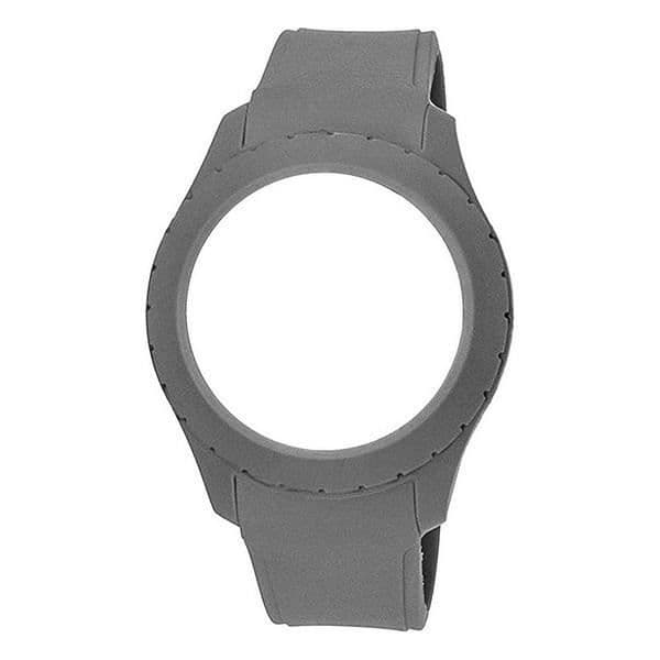 Armbandsur - Watx &amp; Colors - 49 mm - Färg: Grå - Material: Silikon - Stil: Trendig