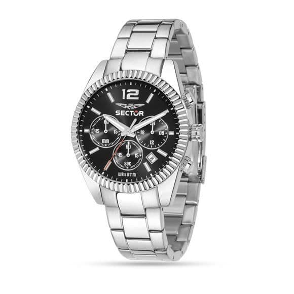 Klocka - SECTOR - R3273676003 - Herr - Quartz - 5 ATM vattentäthet - Svart