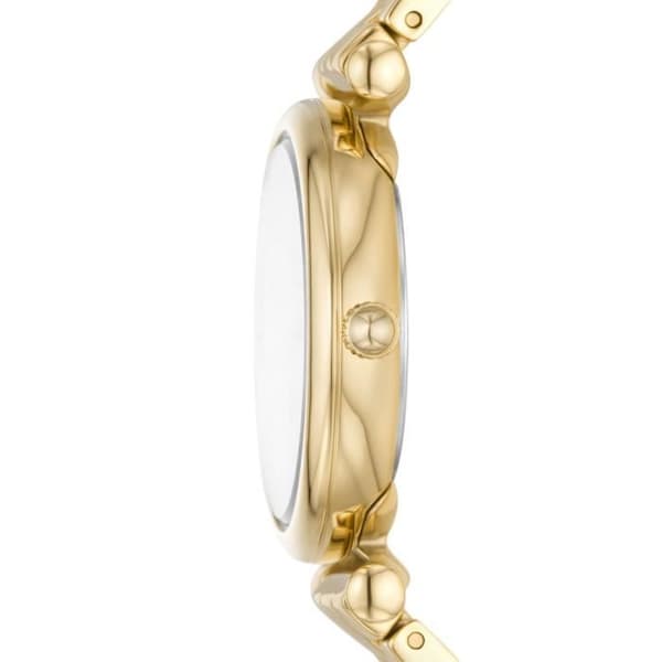 Klocka - FOSSIL - Carlie - Guld rostfritt stål - Gul färg - Chic stil