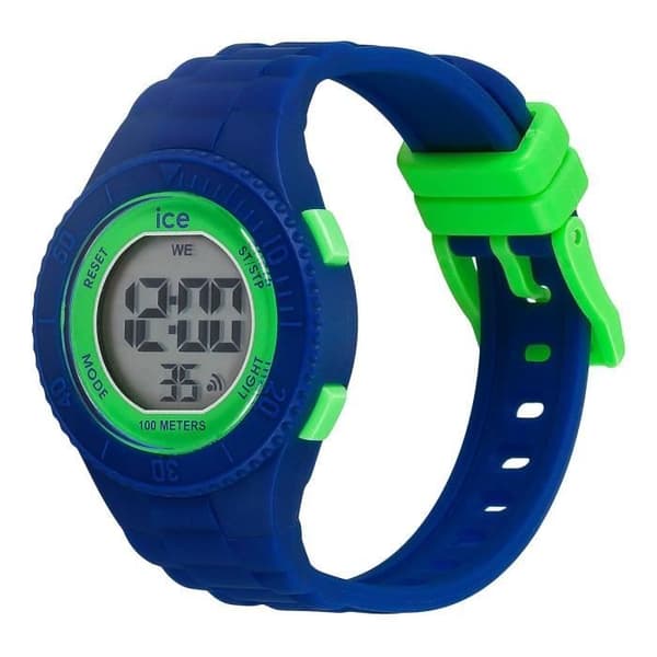 ICE-WATCH Barnklocka i blå plast - 241283 - Digital - Vattentät - Sport - Simning