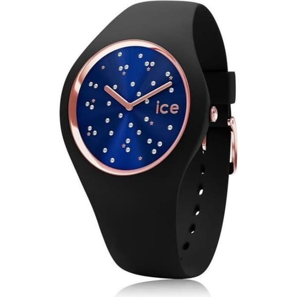 ICE-WATCH cosmos Star Djupblå silikonklocka för kvinnor - 016294 (Medium)