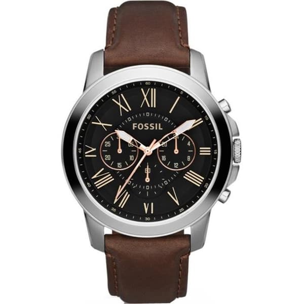 Herrklocka - FOSSIL - GRANT FS4813 - Sport - Kvarts - Läder