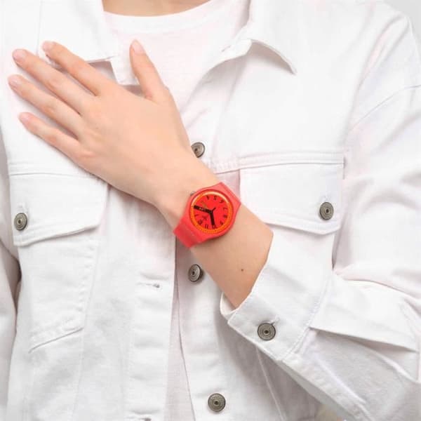 Klocka - SWATCH - PROUDLY RED - 41mm - Quartz - Organic Armband