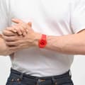 Miniatyrbild 4 av 4: Klocka - SWATCH - PROUDLY RED - 41mm - Quartz - Organic Armband