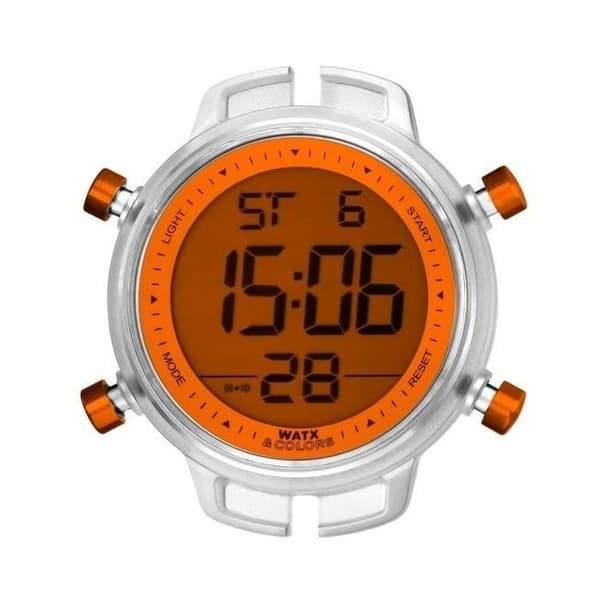 Klocka - Watx &amp; Colors - RWA1717 - Kvarts - Digital - Orange Resin