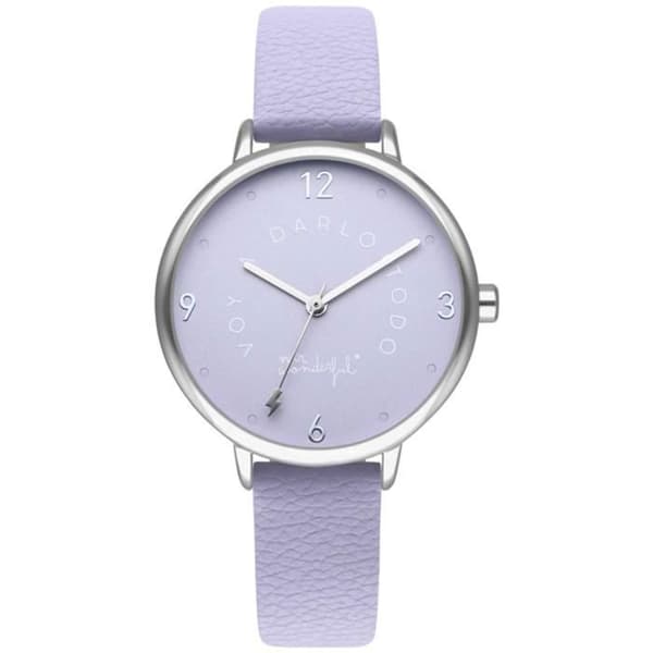 Klocka - MR WONDERFUL - DRÖM EVIGT WR50300 - Kvarts - Analog - Lila/Silver