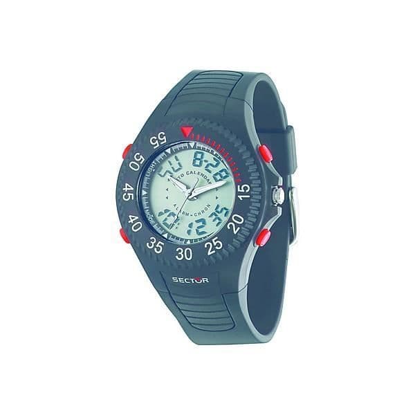 Klocka - Sektor - 46 mm - Kronograf - Larm - 5 ATM vattentäthet