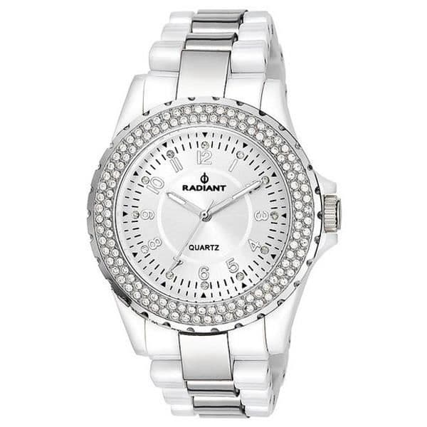 Damklocka - RADIANT - NEW LUXOR RA181202 - Silver - Vit - Rund