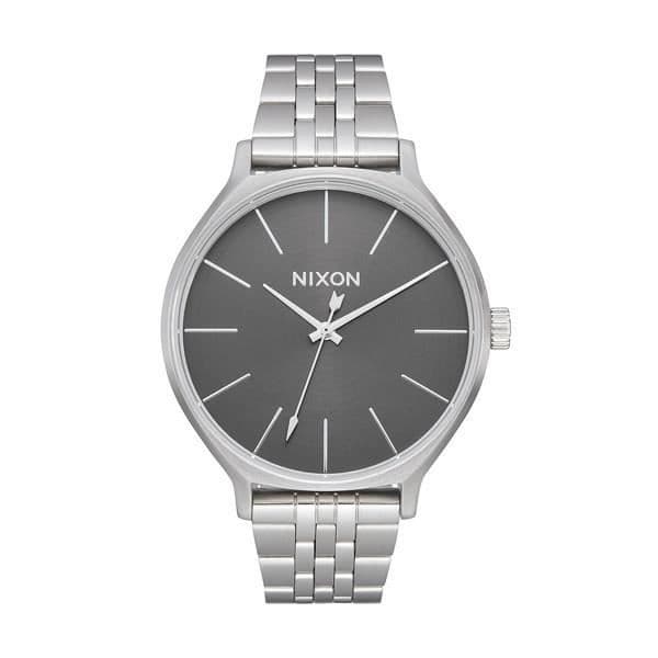 Klocka - NIXON - CLIQUE All SilverGray - Kvarts - Alfanumerisk - Vuxen