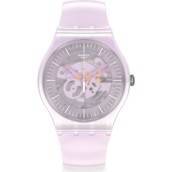 Klocka - Swatch - SUOK155 - Rosa - 3 ATM vattentäthet - Quartz urverk - Dam