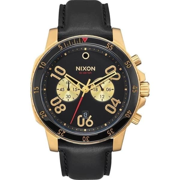 Klocka - Nixon - A940513 - Kvarts - Analog - Svart läder