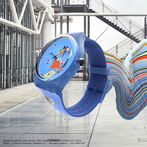 Klocka - Swatch - Blå Himmel - Silikon - Blå - Man