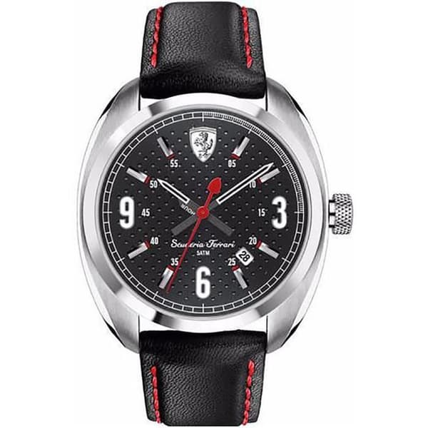 Klocka - FERRARI - FORMULA SPORTIVA 0830238 - Läder - Kvarts - Sportig