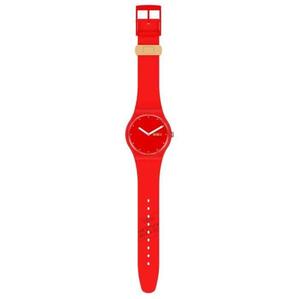 Swatch P(E/A)NSE-MOI Originals New Gent Watch 41mm - Quartz - Red - Resin - Unisex