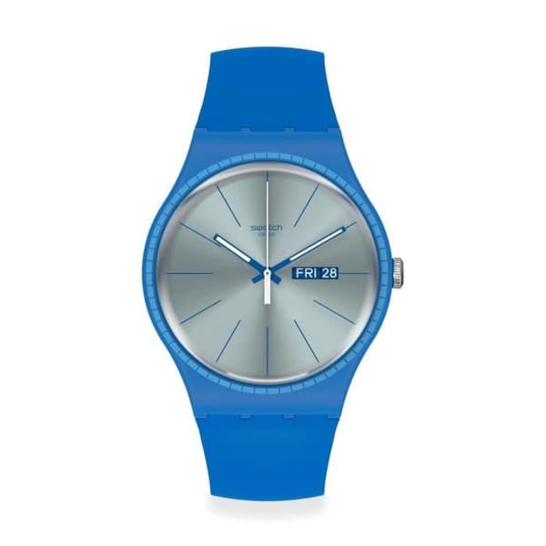 Klocka - Swatch - BLUE RAILS Originals New Gent 41mm - Quartz - Resin - Unisex