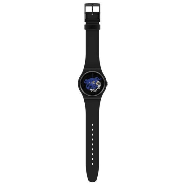Klocka - SWATCH - TIME TO BLUE BIG - Biokeramik 41mm - Vattentät 30 Atm - Unisex