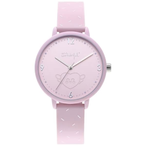 Klocka - MR WONDERFUL - HAPPY HOUR WR30101 - Quartz - Analog - Rosa