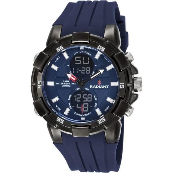 Klocka - Radiant - Powertime RA458601 - Kvarts - Silikon - Stoppur