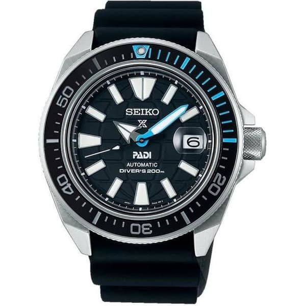 SEIKO Prospex Padi automatisk svart silikon dykklocka