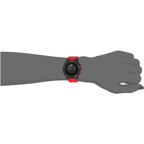 Klocka - ADIDAS - ADP3278 - Dam - Röd canvasrem - Plastfodral 45 mm
