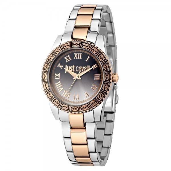 Klocka - Just Cavalli - R7253202510 - Kvarts - Analog - Svart stål