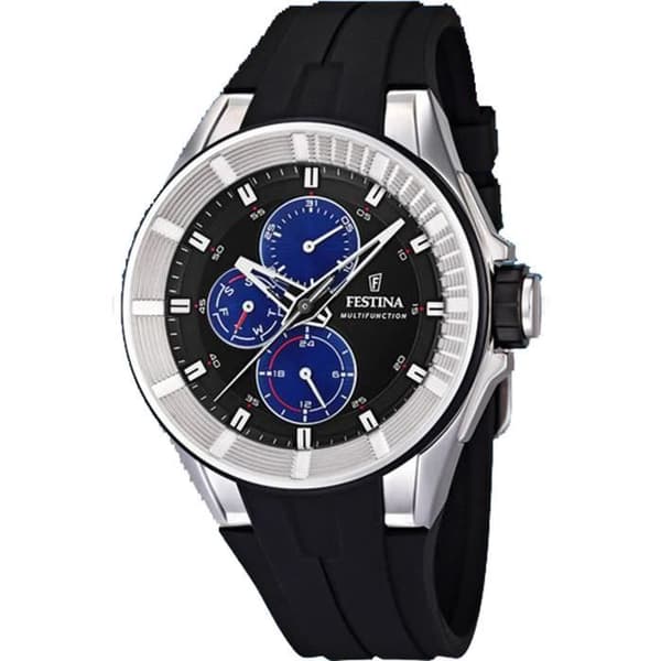 Klocka - Festina - F20342-2 - Sport - Kvarts - Analog - Svart, Silver