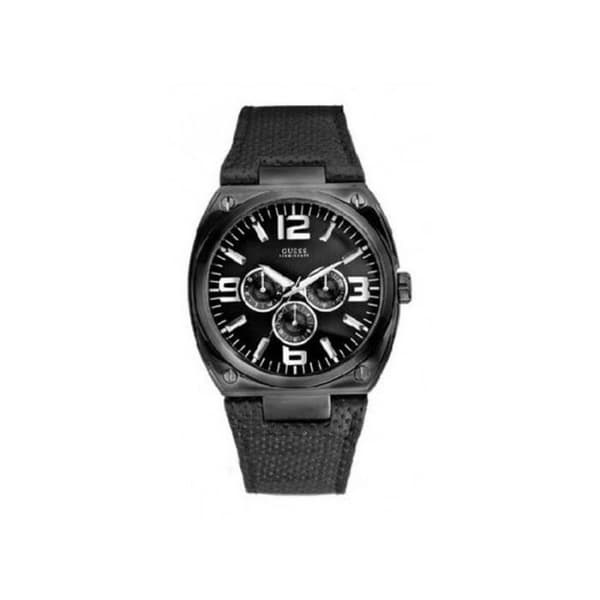 Klocka - Guess - 95025G1 - Stål - Läder - 44 mm - Vattentålighet 3 ATM