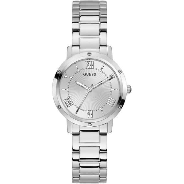 visar endast tiden dam Guess Silver/Steel GW0404L1