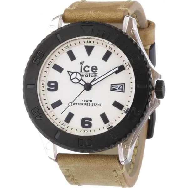 Klocka - Ice-Watch - VT.SD.BB.L.13 - Kvarts - Analog - Vitt läder