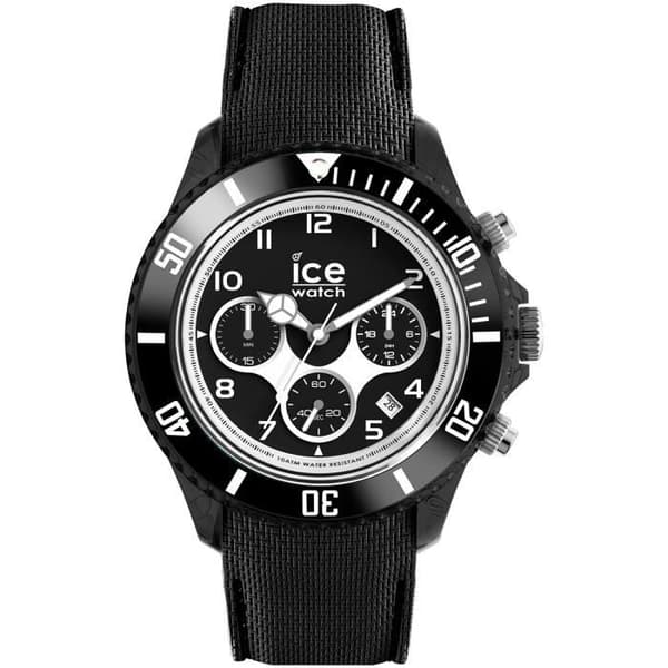 Klocka - ICE-WATCH - ICE dune Black - Chrono - Silikon - Extra-stor
