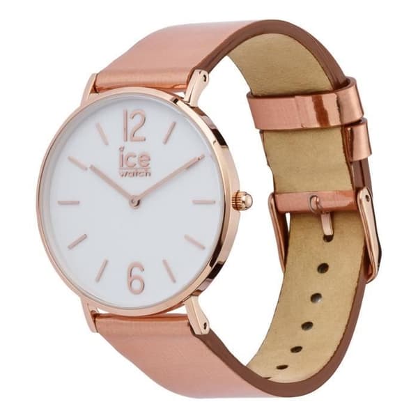 Klocka - Ice Watch - City Sparkling - Rosa läder - 3 ATM vattentäthet - Analog display