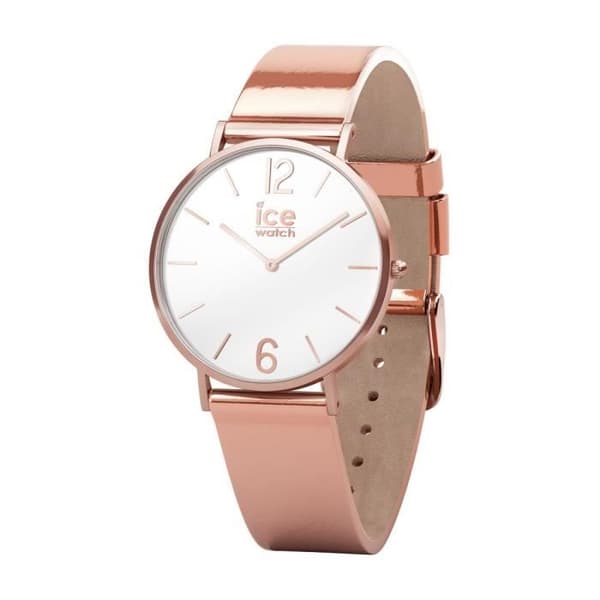 Klocka - Ice Watch - City Sparkling - Rosa läder - 3 ATM vattentäthet - Analog display