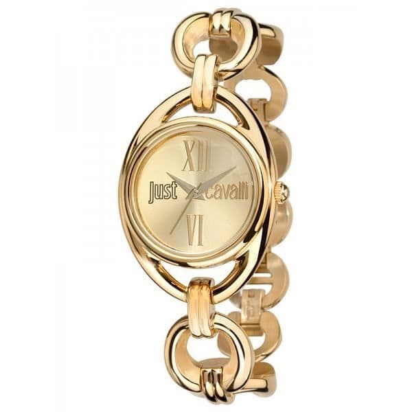 Damklocka - Just Cavalli - R7253182501 - Kvarts - Analog - Guld