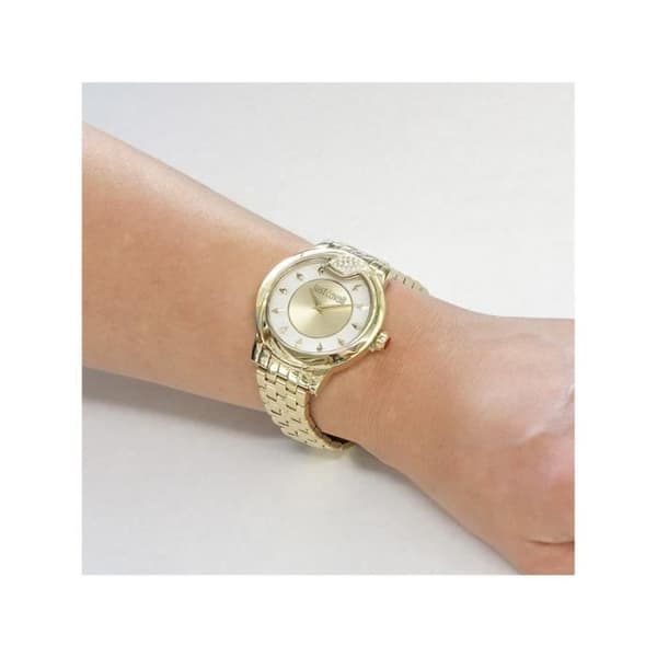 Klocka - Just Cavalli - R7253598502 - 40mm - Guldpläterat rostfritt stål - Dam