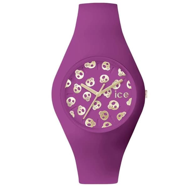 Klocka - Ice-Watch - Ice Skull Damson - Kvarn - Analog - Vattentålighet 10 ATM