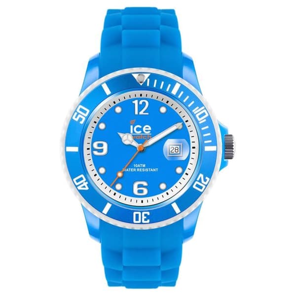 Analog klocka - Ice-Watch - SUN.NBE.U.S.13 - Blå harts - Silikonband - Unisex