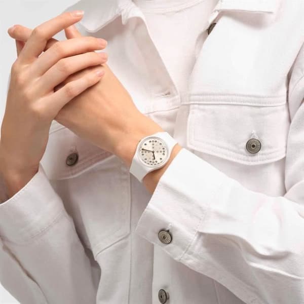 Klocka - SWATCH - SPARKLE SHINE - 34mm - Silikon - Vattentålighet 3 ATM