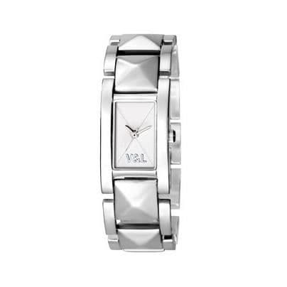 Kvinnoarmband - V &amp; L - HAPPY HOUR VL071202 - Kvarts - Analog - Rostfritt stål