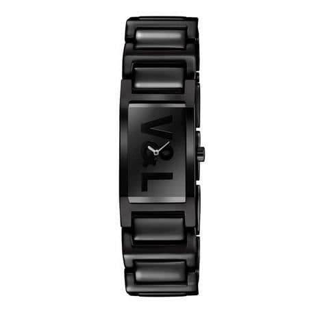 Kvinnoarmband - V &amp; L - SÅ HEAVY METAL! - Kvarts - Analog - Lila Silikon