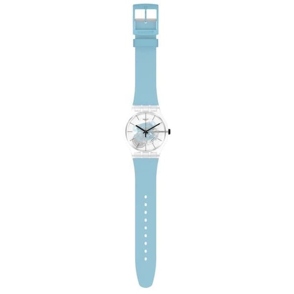 Klocka - SWATCH - PINK DAZE - 41mm - Quartz - Unisex - Blå silikon