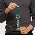 Miniatyrbild 3 av 4: Klocka - SWATCH - STAR DAD Originals New Gent - 41mm - Kvarts - Grågrön silikon