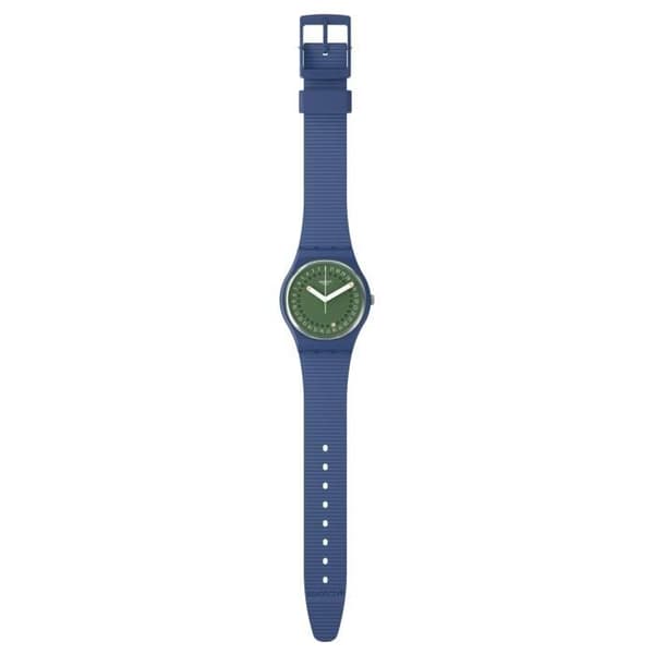 Klocka - SWATCH - CYCLES OF INDIGO - 34mm - Silikon - Vattentålighet 3 ATM