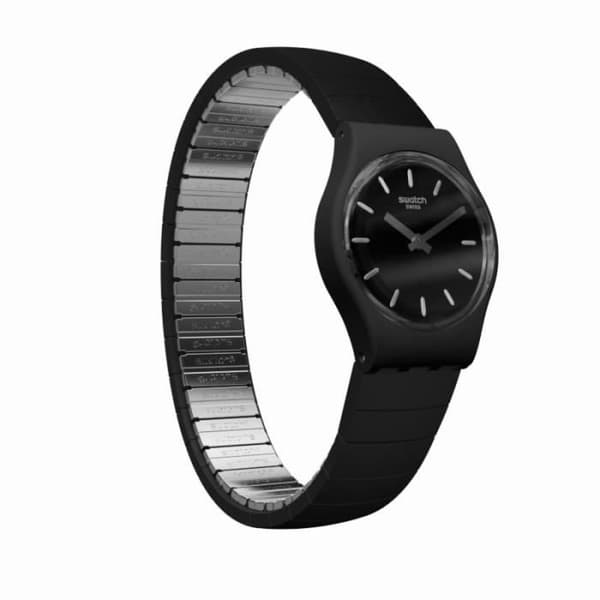 Klocka - Swatch - LB183A - Kvarts - Analog - Svart stål
