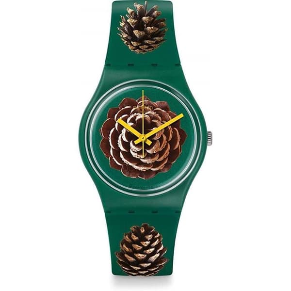 Klocka - Swatch - PINESONE GG221 - Dam - Quartz - Grön - Analog