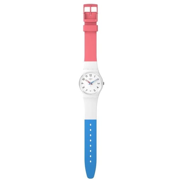 Klocka - SWATCH - GENT IN THE BLOCK - 34mm - Kvarts - Silikon - Vattentålighet 3 ATM