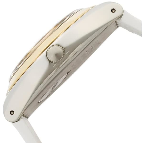 Klocka - SWATCH - YGS130C - 36 mm - Vit gummiband - Guld urtavla